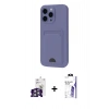 MARSİLYAN™- iPhone 16 Pro Max Kılıf Vadi Çizgi Prime - Siyah Bilvis 3X AR HD Cam Ekran Koruyucu + Bilvis Titan Kamera Lens - GS