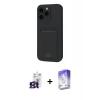 MARSİLYAN™- iPhone 16 Pro Max Kılıf Vadi Çizgi Prime - Siyah Bilvis 5in1 3D Magic Cam Ekran Koruyucu + Bilvis Titan Kamera Lens - TMGI