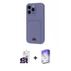 MARSİLYAN™- iPhone 16 Pro Max Kılıf Vadi Çizgi Prime - Siyah Bilvis 5in1 3D Magic Cam Ekran Koruyucu + Bilvis Titan Kamera Lens - GS