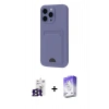 MARSİLYAN™- iPhone 16 Pro Max Kılıf Vadi Çizgi Prime - Siyah Bilvis 5in1 3D Magic Cam Ekran Koruyucu + Bilvis Titan Kamera Lens - TMGI