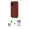 MARSİLYAN™- iPhone 16 Pro Max Kılıf Vadi Çizgi Prime - Siyah Bilvis 5in1 3D Magic Cam Ekran Koruyucu + Raze Metal Kamera Lens - NLGY