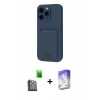 MARSİLYAN™- iPhone 16 Pro Max Kılıf Vadi Çizgi Prime - Siyah Bilvis 5in1 3D Magic Cam Ekran Koruyucu + Raze Metal Kamera Lens - SH