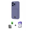 MARSİLYAN™- iPhone 16 Pro Max Kılıf Vadi Çizgi Prime - Siyah Bilvis 5in1 3D Magic Cam Ekran Koruyucu + Raze Metal Kamera Lens - SH