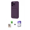 MARSİLYAN™- iPhone 16 Pro Max Kılıf Vadi Çizgi Prime - Siyah Bilvis 5in1 3D Magic Cam Ekran Koruyucu + Raze Metal Kamera Lens - NLGY