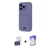 MARSİLYAN™- iPhone 16 Pro Max Kılıf Vadi Çizgi Prime - Siyah Bilvis 5in1 3D Magic Cam Ekran Koruyucu + Bilvis Titan Kamera Lens - SH