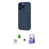 MARSİLYAN™- iPhone 16 Pro Max Kılıf Vadi Çizgi Prime - Siyah Bilvis 5in1 5D Magic Hayalet Cam Ekran Koruyucu + Raze Metal Kamera Lens - BZ