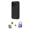 MARSİLYAN™- iPhone 16 Pro Max Kılıf Vadi Çizgi Prime - Siyah Bilvis 5in1 5D Magic Hayalet Cam Ekran Koruyucu + Raze Metal Kamera Lens - CLTM