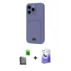 MARSİLYAN™- iPhone 16 Pro Max Kılıf Vadi Çizgi Prime - Siyah Bilvis 5in1 5D Magic Hayalet Cam Ekran Koruyucu + Raze Metal Kamera Lens - SH