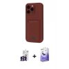 MARSİLYAN™- iPhone 16 Pro Max Kılıf Vadi Çizgi Prime - Siyah Bilvis 5in1 5D Magic Hayalet Cam Ekran Koruyucu + Bilvis Titan Kamera Lens - TMGI