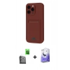 MARSİLYAN™- iPhone 16 Pro Max Kılıf Vadi Çizgi Prime - Siyah Bilvis 5in1 5D Magic Hayalet Cam Ekran Koruyucu + Raze Metal Kamera Lens - SH