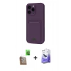 MARSİLYAN™- iPhone 16 Pro Max Kılıf Vadi Çizgi Prime - Siyah Bilvis 5in1 5D Magic Hayalet Cam Ekran Koruyucu + Raze Metal Kamera Lens - CLTM