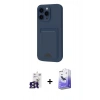MARSİLYAN™- iPhone 16 Pro Max Kılıf Vadi Çizgi Prime - Siyah Bilvis 5in1 5D Magic Hayalet Cam Ekran Koruyucu + Bilvis Titan Kamera Lens - TMGI