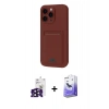 MARSİLYAN™- iPhone 16 Pro Max Kılıf Vadi Çizgi Prime - Siyah Bilvis 5in1 5D Magic Hayalet Cam Ekran Koruyucu + Bilvis Titan Kamera Lens - SH