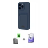 MARSİLYAN™- iPhone 16 Pro Max Kılıf Vadi Çizgi Prime - Siyah Bilvis 5in1 5D Magic Hayalet Cam Ekran Koruyucu + Raze Metal Kamera Lens - SH