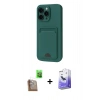 MARSİLYAN™- iPhone 16 Pro Max Kılıf Vadi Çizgi Prime - Siyah Bilvis 5in1 5D Magic Hayalet Cam Ekran Koruyucu + Raze Metal Kamera Lens - CLTM