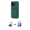 MARSİLYAN™- iPhone 16 Pro Max Kılıf Vadi Çizgi Prime - Siyah Bilvis 5in1 5D Magic Hayalet Cam Ekran Koruyucu + Bilvis Titan Kamera Lens - TMGI