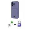MARSİLYAN™- iPhone 16 Pro Max Kılıf Vadi Çizgi Prime - Siyah Bilvis 5in1 5D Magic Hayalet Cam Ekran Koruyucu + Raze Metal Kamera Lens - BZ