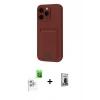 MARSİLYAN™- iPhone 16 Pro Max Kılıf Vadi Çizgi Prime - Siyah Bilvis Hayalet Cam Ekran Koruyucu + Raze Metal Kamera Lens - BZ