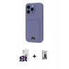 MARSİLYAN™- iPhone 16 Pro Max Kılıf Vadi Çizgi Prime - Siyah Bilvis Hayalet Cam Ekran Koruyucu + Bilvis Titan Kamera Lens - GS