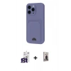 MARSİLYAN™- iPhone 16 Pro Max Kılıf Vadi Çizgi Prime - Siyah Bilvis Hayalet Cam Ekran Koruyucu + Bilvis Titan Kamera Lens - TMGI