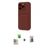 MARSİLYAN™- iPhone 16 Pro Max Kılıf Vadi Çizgi Prime - Siyah Bilvis Hayalet Cam Ekran Koruyucu + Raze Metal Kamera Lens - NLGY