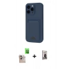 MARSİLYAN™- iPhone 16 Pro Max Kılıf Vadi Çizgi Prime - Siyah Bilvis Hayalet Cam Ekran Koruyucu + Raze Metal Kamera Lens - NLGY