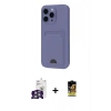 MARSİLYAN™- iPhone 16 Pro Max Kılıf Vadi Çizgi Prime - Siyah Buffer Cam Ekran Koruyucu + Bilvis Titan Kamera Lens - GS
