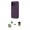 MARSİLYAN™- iPhone 16 Pro Max Kılıf Vadi Çizgi Prime - Siyah Buffer Cam Ekran Koruyucu + Raze Metal Kamera Lens - CLTM
