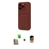 MARSİLYAN™- iPhone 16 Pro Max Kılıf Vadi Çizgi Prime - Siyah Buffer Cam Ekran Koruyucu + Raze Metal Kamera Lens - CLTM