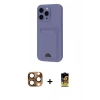 MARSİLYAN™- iPhone 16 Pro Max Kılıf Vadi Çizgi Prime - Siyah Buffer Cam Ekran Koruyucu + Pers Alüminyum Kamera Lens - CLTM
