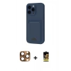 MARSİLYAN™- iPhone 16 Pro Max Kılıf Vadi Çizgi Prime - Siyah Buffer Cam Ekran Koruyucu + Pers Alüminyum Kamera Lens - CLTM