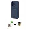 MARSİLYAN™- iPhone 16 Pro Max Kılıf Vadi Çizgi Prime - Siyah Buffer Cam Ekran Koruyucu + Raze Metal Kamera Lens - NLGY