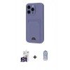 MARSİLYAN™- iPhone 16 Pro Max Kılıf Vadi Çizgi Prime - Siyah Joko Magic 5D Cam + Bilvis Titan Kamera Lens - TMGI