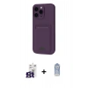 MARSİLYAN™- iPhone 16 Pro Max Kılıf Vadi Çizgi Prime - Siyah Joko Magic 5D Cam + Bilvis Titan Kamera Lens - TMGI