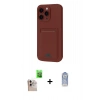 MARSİLYAN™- iPhone 16 Pro Max Kılıf Vadi Çizgi Prime - Siyah Joko Magic 5D Cam + Raze Metal Kamera Lens - NLGY