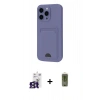 MARSİLYAN™- iPhone 16 Pro Max Kılıf Vadi Çizgi Prime - Siyah Joko Magic 5D Hayalet Cam + Bilvis Titan Kamera Lens - TMGI