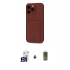 MARSİLYAN™- iPhone 16 Pro Max Kılıf Vadi Çizgi Prime - Siyah Joko Magic 5D Hayalet Cam + Bilvis Titan Kamera Lens - TMGI