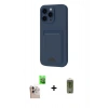 MARSİLYAN™- iPhone 16 Pro Max Kılıf Vadi Çizgi Prime - Siyah Joko Magic 5D Hayalet Cam + Raze Metal Kamera Lens - NLGY