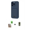 MARSİLYAN™- iPhone 16 Pro Max Kılıf Vadi Çizgi Prime - Siyah Joko Magic 5D Hayalet Cam + Raze Metal Kamera Lens - CLTM