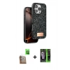 MARSİLYAN™- iPhone 16 Pro Max Kılıf Vadi Klasik Serisi - Şeffaf 360 Full Body Arka Koruyucu + Raze Metal Kamera Lens - CLTM