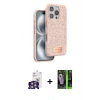 MARSİLYAN™- iPhone 16 Pro Max Kılıf Vadi Klasik Serisi - Şeffaf 360 Full Body Arka Koruyucu + Bilvis Titan Kamera Lens - GS