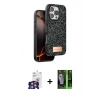 MARSİLYAN™- iPhone 16 Pro Max Kılıf Vadi Klasik Serisi - Şeffaf 360 Full Body Arka Koruyucu + Bilvis Titan Kamera Lens - GS