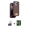 MARSİLYAN™- iPhone 16 Pro Max Kılıf Vadi Klasik Serisi - Şeffaf 360 Full Body Arka Koruyucu + Bilvis Titan Kamera Lens - GS