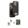 MARSİLYAN™- iPhone 16 Pro Max Kılıf Vadi Klasik Serisi - Şeffaf 360 Full Body Arka Koruyucu + Raze Metal Kamera Lens - NLGY