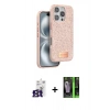 MARSİLYAN™- iPhone 16 Pro Max Kılıf Vadi Klasik Serisi - Şeffaf 360 Full Body Arka Koruyucu + Bilvis Titan Kamera Lens - TMGI
