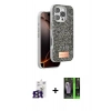 MARSİLYAN™- iPhone 16 Pro Max Kılıf Vadi Klasik Serisi - Şeffaf 360 Full Body Arka Koruyucu + Bilvis Titan Kamera Lens - TMGI