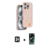 MARSİLYAN™- iPhone 16 Pro Max Kılıf Vadi Klasik Serisi - Siyah 360 Mat Full Body Arka Koruyucu + PVD Metal Kamera Lens - SH