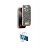 MARSİLYAN™- iPhone 16 Pro Max Kılıf Vadi Klasik Serisi - Siyah 3D Antistatik Seramik Nano Ekran Koruyucu