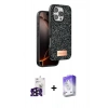 MARSİLYAN™- iPhone 16 Pro Max Kılıf Vadi Klasik Serisi - Siyah Bilvis 5in1 3D Magic Cam Ekran Koruyucu + Bilvis Titan Kamera Lens - SH