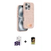 MARSİLYAN™- iPhone 16 Pro Max Kılıf Vadi Klasik Serisi - Siyah Buffer Cam Ekran Koruyucu + Siyah Bilvis Titan Kamera Lens